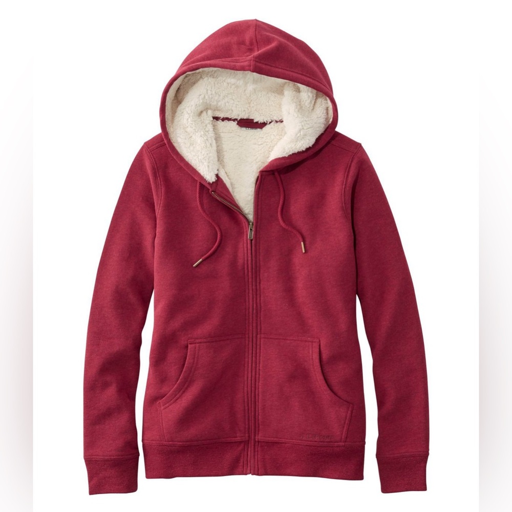 Women's L.L.Bean 1912 Sweatshirt, Sherpa-Lined Hoodie